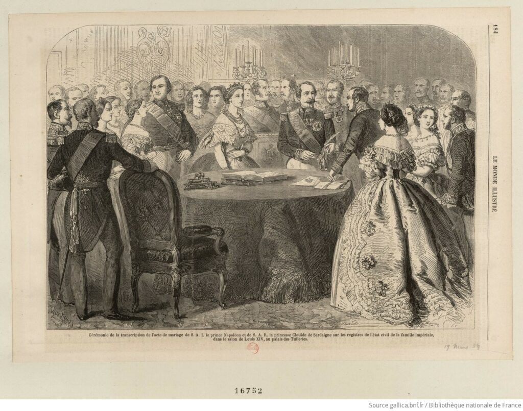 ceremonie transcription acte mariage napoleon